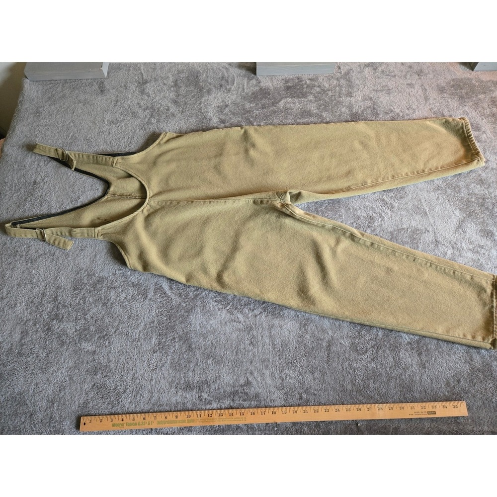 Unbranded Overalls Women Small Olive Green Good Cotton Utility J3E010